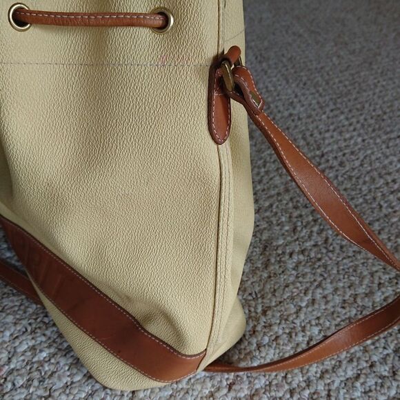 Esprit Vintage light yellow bucket bag, crossbody - Picture 13 of 16